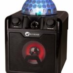 N-Gear DISCO BLOCK 410 Portable Karaoke Speaker with Discoball With 2 Microphones