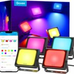 Govee Outdoor LED RGBICWW Smart Flood Lights (4pack)