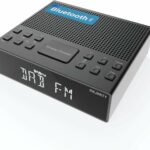 Majority Radio KNAPWELL Bedside Clock Dual Alarm FM,BT,USB Charging