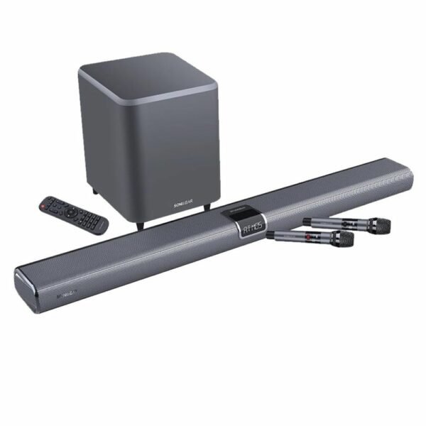 SonicGear STUDIOBAR 3000 Soundbar 700W 5.1.2 Dolby Atmos με Ασύρματο Subwoofer & Δύο UHF Μικρόφωνα