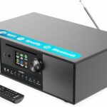 Majority Mini HiFi 2.1 120W CD/BT/USB/FM/iRadio 6” Sub QUADRIGA Black