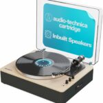 Majority Turntable FOLIO Stereo Speakers, AT3600L Cartridge & Pitch Control