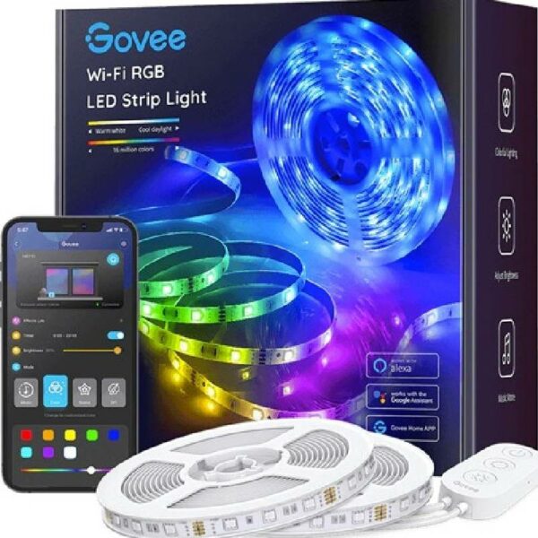 Govee LED Light Strip RGB Smart WiFi & BT 10m