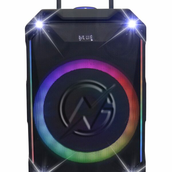 N-Gear FLASH1540 Portable Karaoke Wireless Mic LED/USB/MIC IN/AUX IN