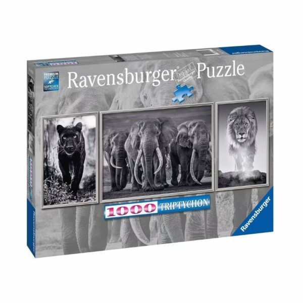 Ravensburger Παζλ 1000 Κομματιών, Εντυπωσιακοί Ελέφαντες για τους Λάτρεις της Φύσης