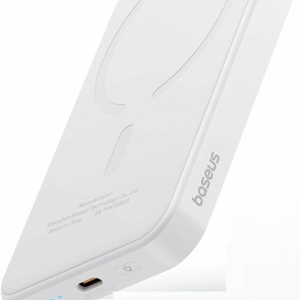 Baseus Powerbank 20W 5000mAh Magnetic Wireless White