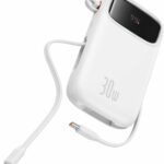 Baseus Powerbank 30W 20000mAh Display QPow 2 White