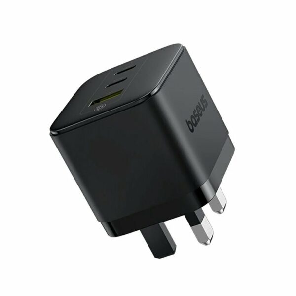Baseus Charger Wall 65W 2C+U PALM Series UK Black
