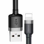 Baseus Cafule Braided Lightning Cable 2.4A 0.5m Grey