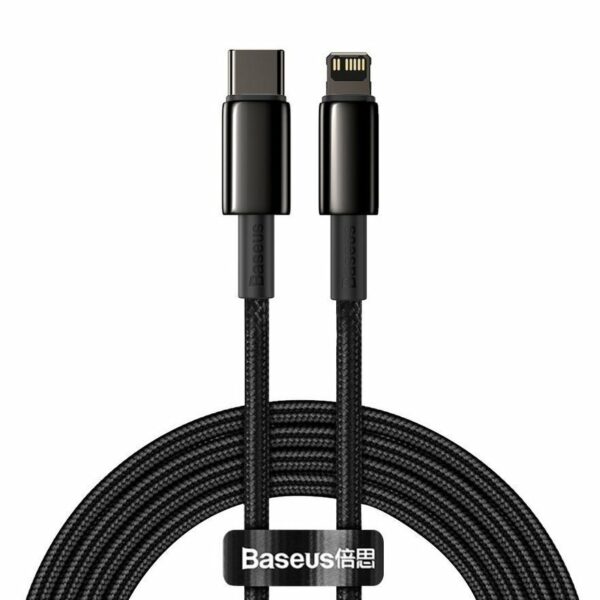 Baseus Gold Type-C to Lightning PD 20W 2m Black