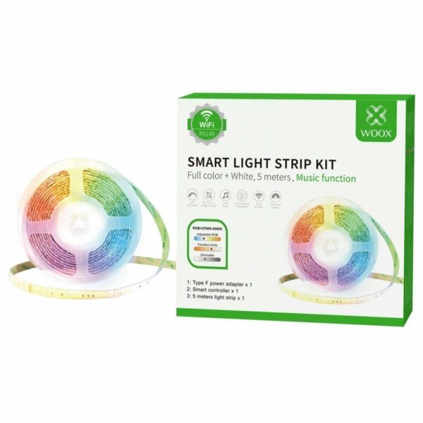 WOOX R5149 Smart LED Strip Kit + Music function