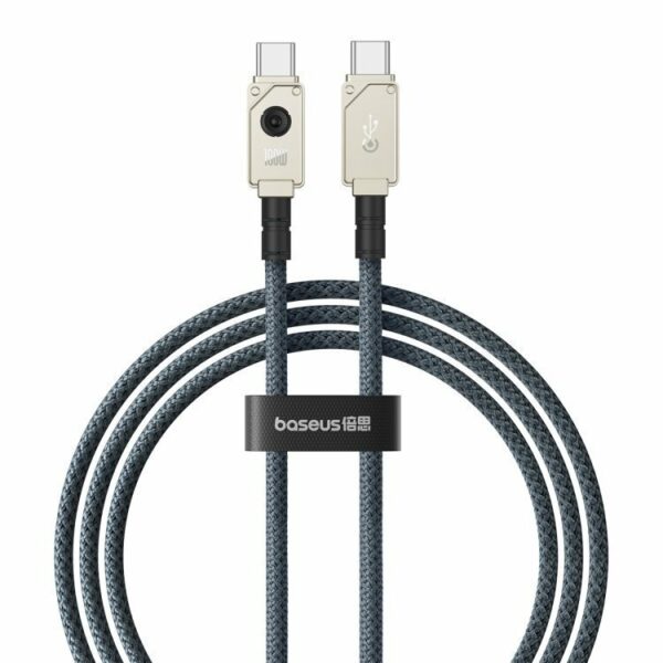 Baseus Cable USB-C to USB-C Unbreakable Braided 100W 1.0m White