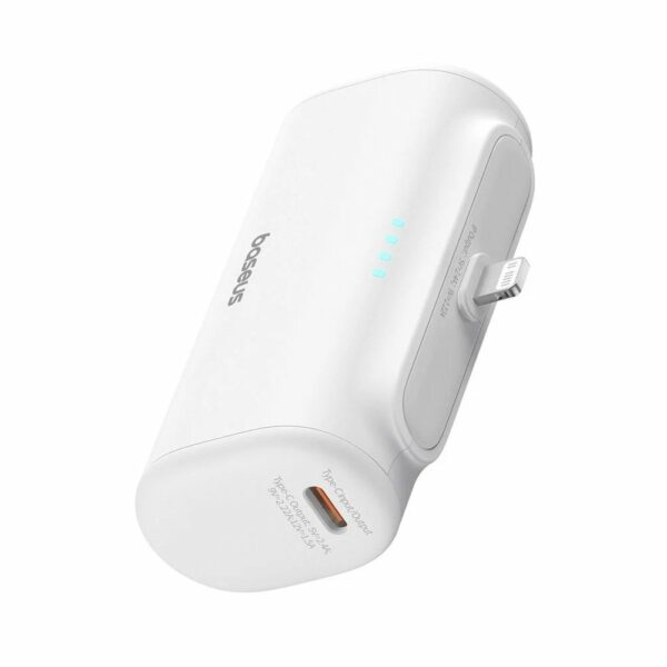 Baseus Powerbank 20W 5000mAh Plug-In Lightning 20W White