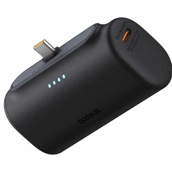 Baseus Powerbank 20W 5000mAh Plug-In USB-C 20W Black