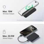 Baseus EnerFill FM11 Ultra Wireless Powerbank 22.5W 10000mAh Black - Image 5