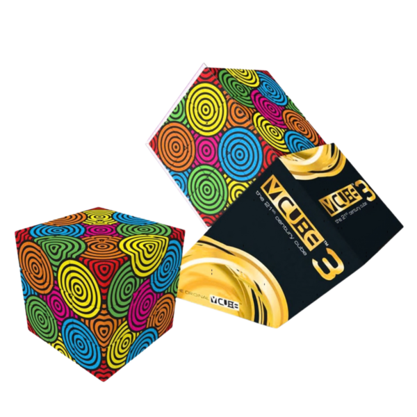 V-Cube 3 Flat Συλλεκτικός Κύβος Puzzle με UV Εκτύπωση 6+ Ετών