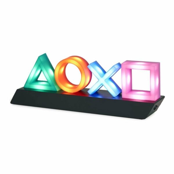 Φωτιστικό Δωματίου PlayStation Symbols LED με 3 Λειτουργίες Φωτισμού