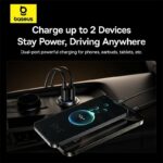 Baseus Car Charger 30W U+C Tiny Star Black - Image 3