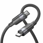 Vention IT Cable USB-C 3.2 Gen2 M-M 1.0m Braided Aluminum Black TRGBF - Image 2