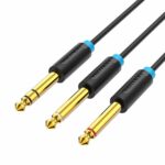 Vention AUDIO 6.3mm M to 2×6.3mm M TRS Cable 5.0m BATBJ