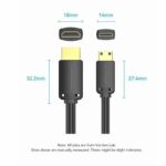 Vention HDMI to HDMI Mini Cable 1.0m AGHBF - Image 3