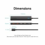 Vention IT HUB USB-C 2xA 2xC 3.2 Gen2 + USBC Power Port CHYBB - Image 3