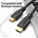Vention HDMI Cable 2.1 8K Braided 5.0m AAUBJ - Image 4