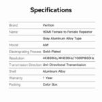 Vention HDMI Repeater for Signal Amplification 8K60Hz AIWH0 - Image 4
