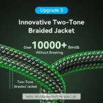 Vention HDMI Cable 2.1 8K60Hz Braided Ultra Thin 3.0m ALOGI - Image 5