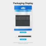 Vention Cable Organiser Hook & Loop Cable Tie 180mm 10 Pcs KAOB0-10 - Image 3