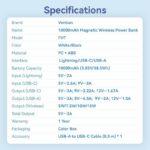 Vention Powerbank Wireless Magnetic 10000mAh 22.5W Black FHTB0 - Image 7