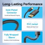 Vention Converter USB-C to DisplayPort Cable 4K60Hz 1.0m CRJBF - Image 3