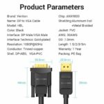 Vention Converter DisplayPort to VGA Cable 3.0m HBLBI - Image 4