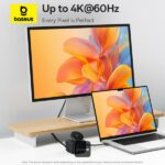 Baseus IT USB Hub 7-in-1 MagPro 15W 4KHDMI/2xUSB-A/USB-C/Card Reader/PD100W - Image 4