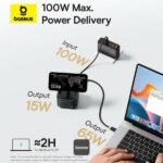 Baseus IT USB Hub 7-in-1 MagPro 15W 4KHDMI/2xUSB-A/USB-C/Card Reader/PD100W - Image 5
