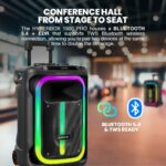 SonicGear Portable Karaoke Speaker 15” 240W TWS BT/USB 2x Mics HYPERBOX 1500 Pro - Image 7