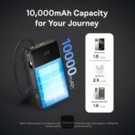 Baseus Powerbank 22.5W 10000mAh + Display EnerFill FC51 Bipow2 Pro Black - Image 5