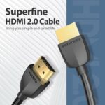 Vention HDMI Cable Ultra Thin 1.5m AAIBG - Image 2