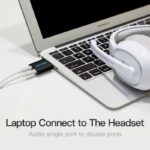 Vention AUDIO CONVERTER USB-A to 2×3.5mm Sound Card VAB-S17-B - Image 2