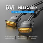 Vention DVI 24+1 Male to Male Cable 3.0m EAABI - Image 2