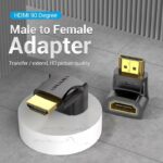 Vention HDMI Adaptor Male to Female 90 Degree RA AIOB0 - Image 2