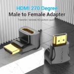 Vention HDMI Adaptor Male to Female 270 Degree RA AINB0 - Image 2