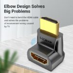 Vention HDMI Adaptor Male to Female 270 Degree RA AINB0 - Image 3