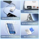 Vention Powerbank Wireless Magnetic 10000mAh 22.5W Black FHTB0 - Image 3