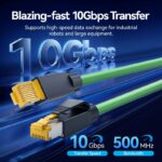 Vention NETWORK Connectors CAT6A FTP Shock-Resistant Modular Plug IDOB0-10 (10-Pack) - Image 4