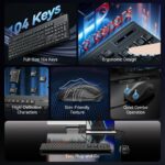 Vention Keyboard and Mouse Combo Wired Silent Slim Full Size KTYBG-EN - Image 5
