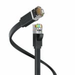 Vention NETWORK Cable CAT7 Flat 1.5m Black ICGBG - Image 2