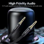 Vention AUDIO 3.5mm M-M Cable Braided Metal 5.0m BAWBJ - Image 3