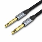 Vention AUDIO 6.3mm M-M Braided Cable Aluminium 3.0m BASHI