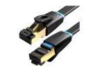 Vention NETWORK Cable CAT8 SFTP Flat 1.0m Black IKCBF